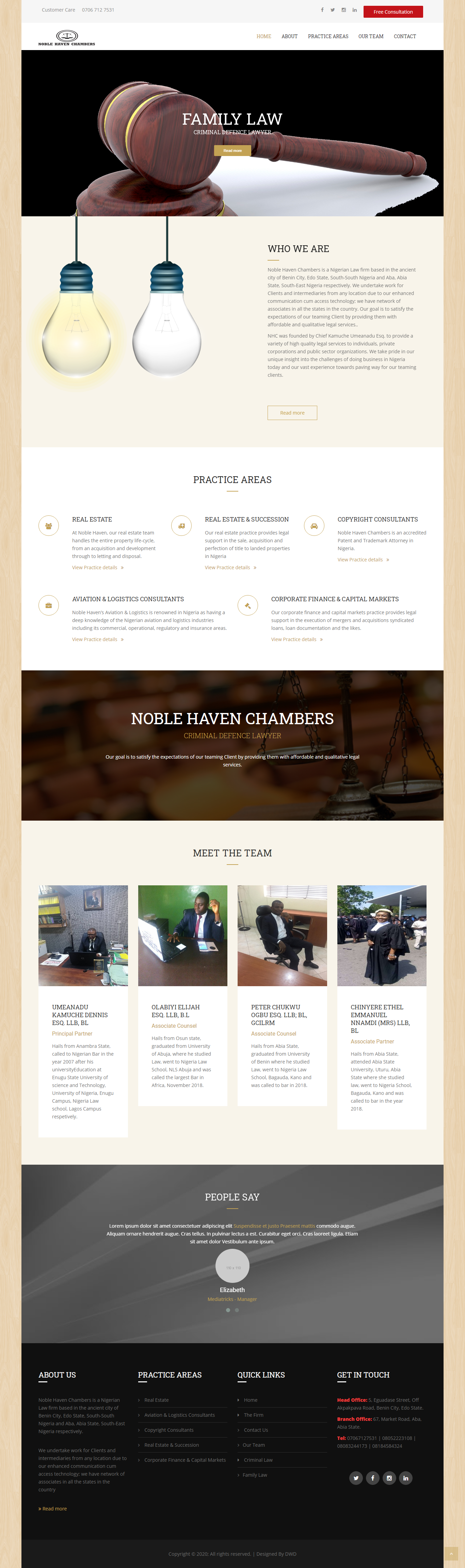 Noble Haven Chambers